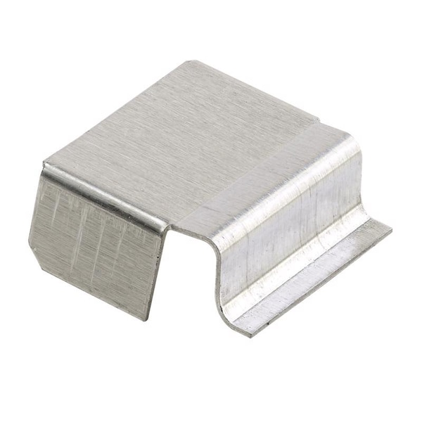 Prime-Line Prime-Line Mill Silver Aluminum 1/2 in. W X 5/8 in. L Spreader Bar 100 pk PL 16770 - main